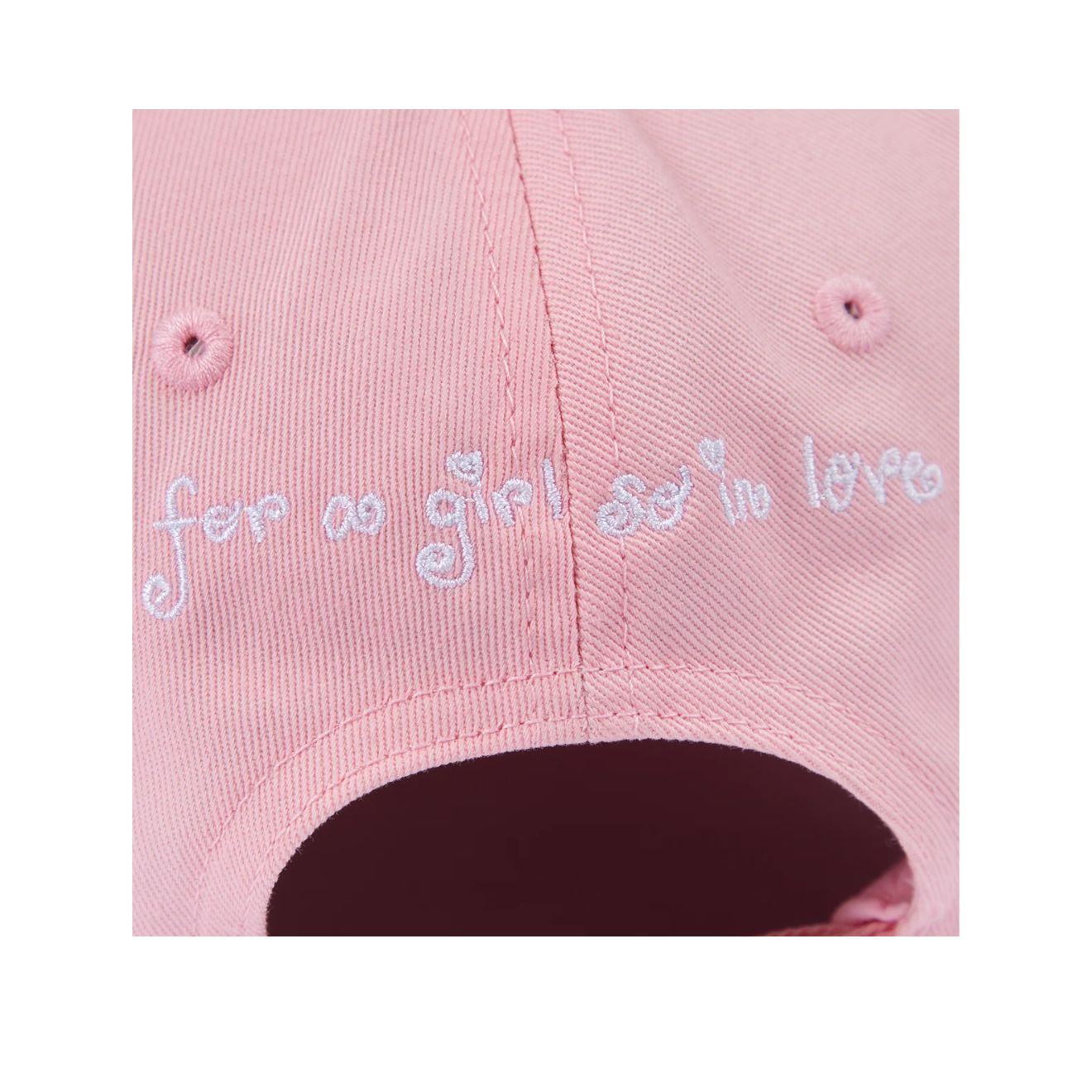 girl in love embroidered hat