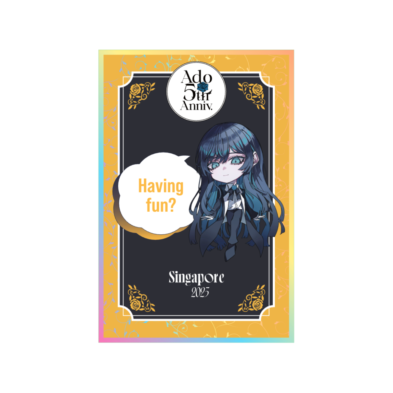 5th Anniversary POP-UP STORE Holographic Card (Singapore EXCLUSIVE)