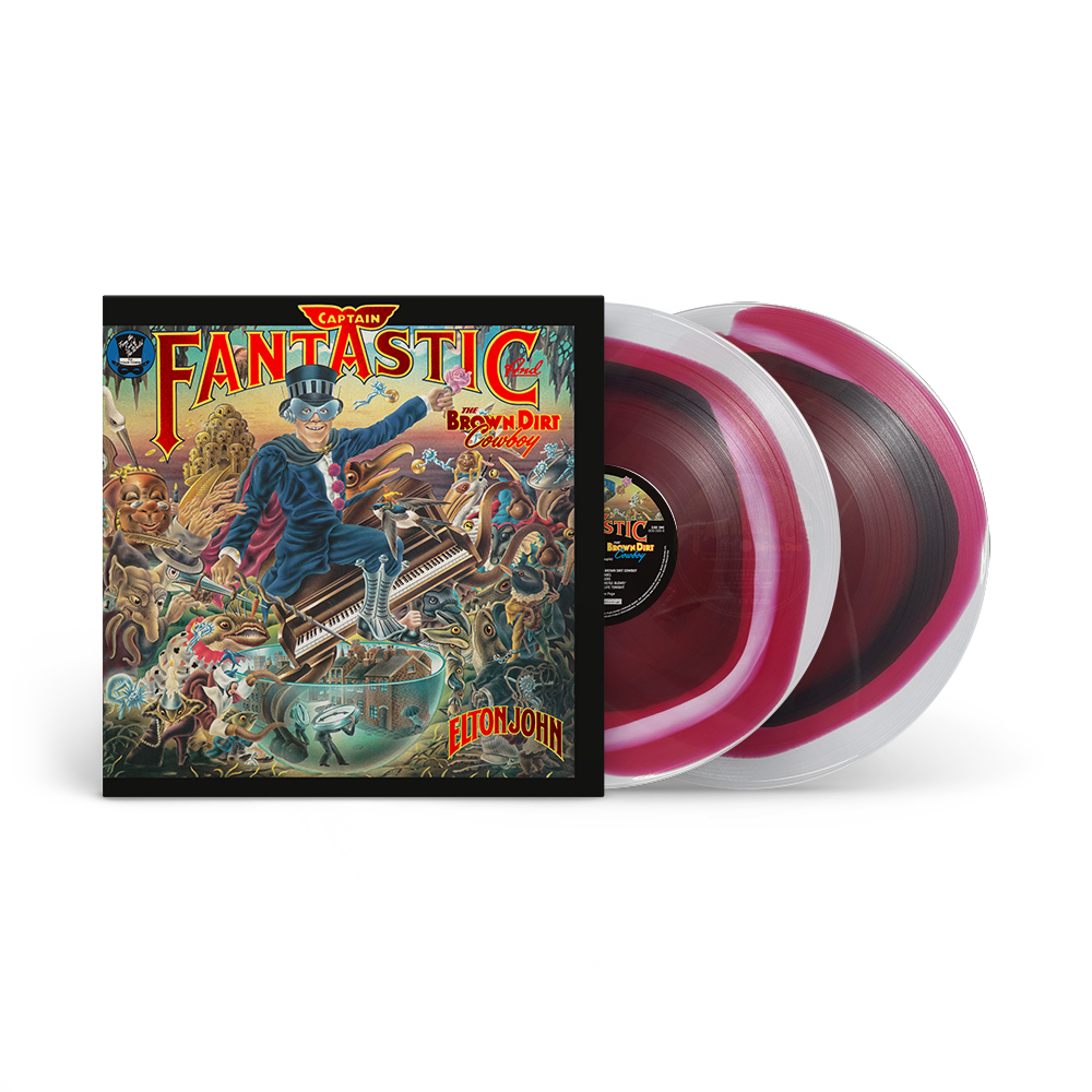 Captain Fantastic and the Brown Dirt Cowboy (50th Anniversary) Tri-Colour 2LP