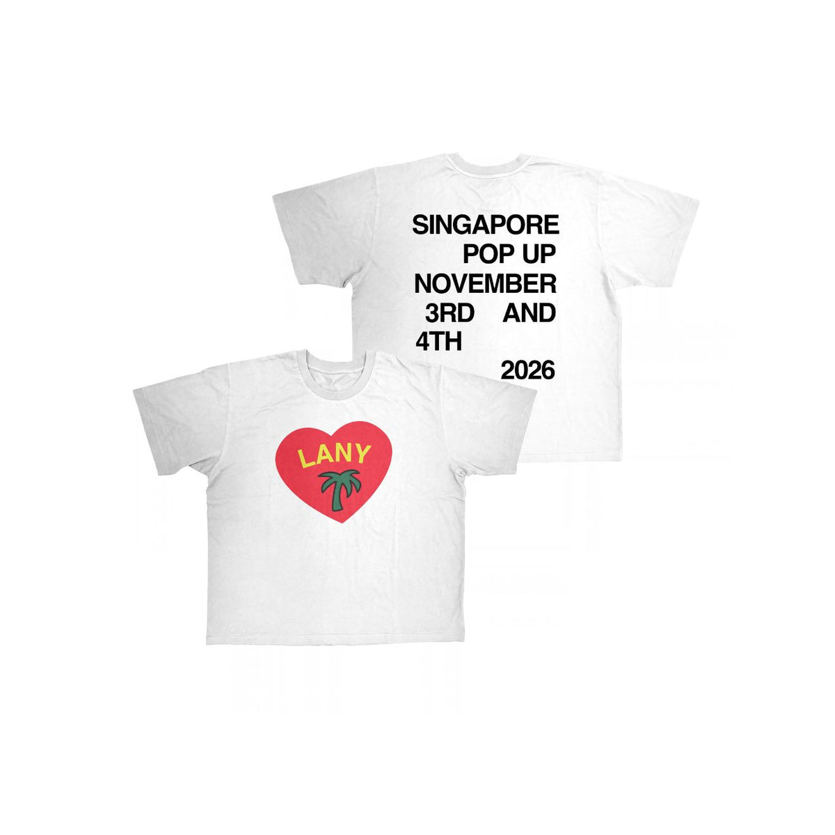 LANY Singapore Pop Up Exclusive T-Shirt