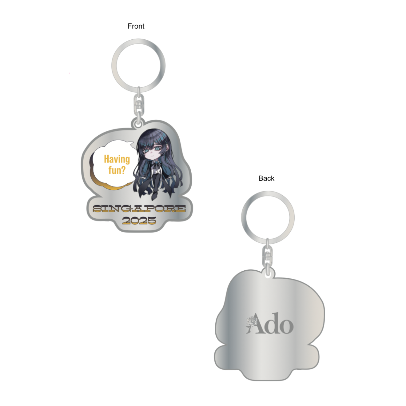 5th Anniversary POP-UP STORE Mini Character Key Chain (Singapore EXCLUSIVE)