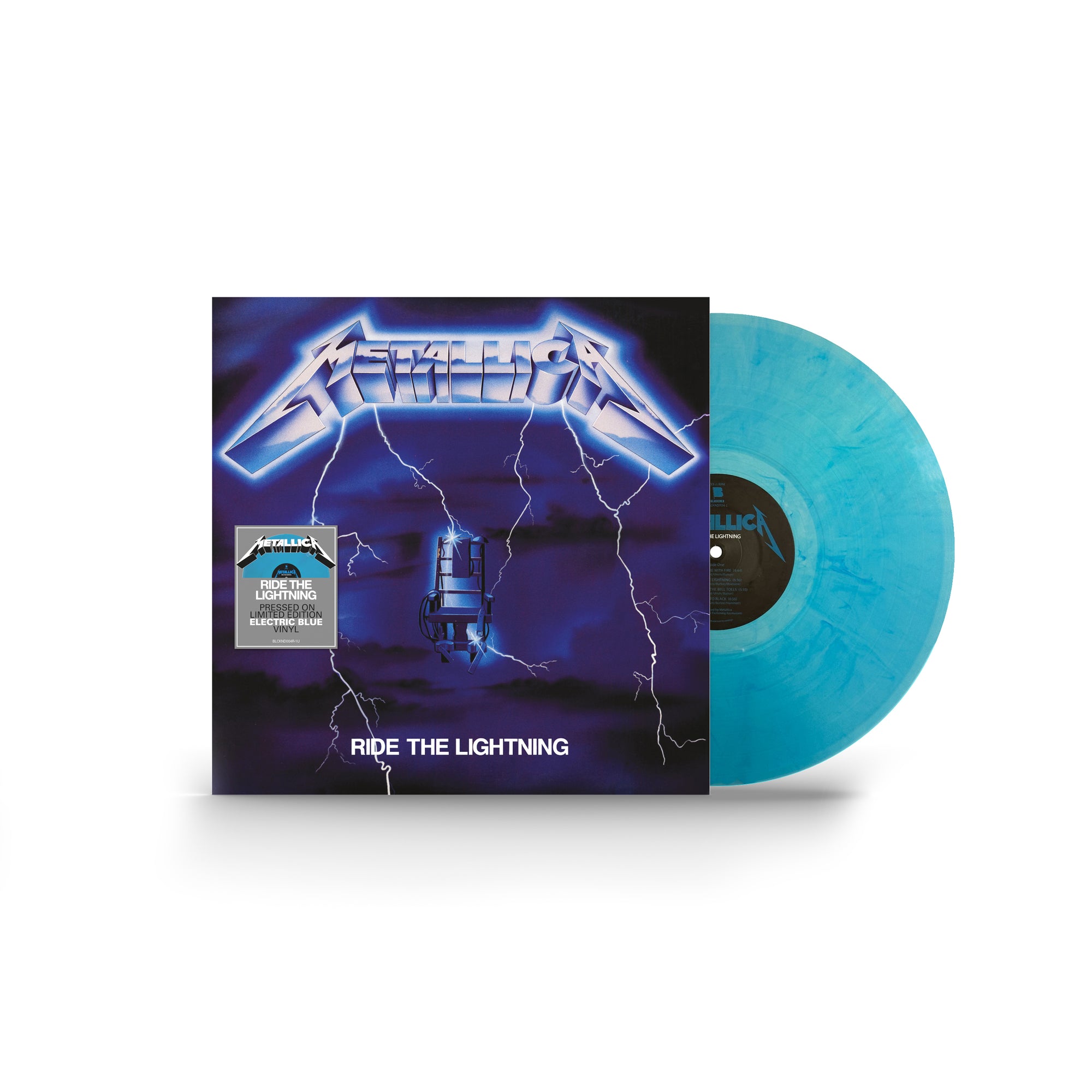 Ride The Lightning - 'Electric Blue' Vinyl