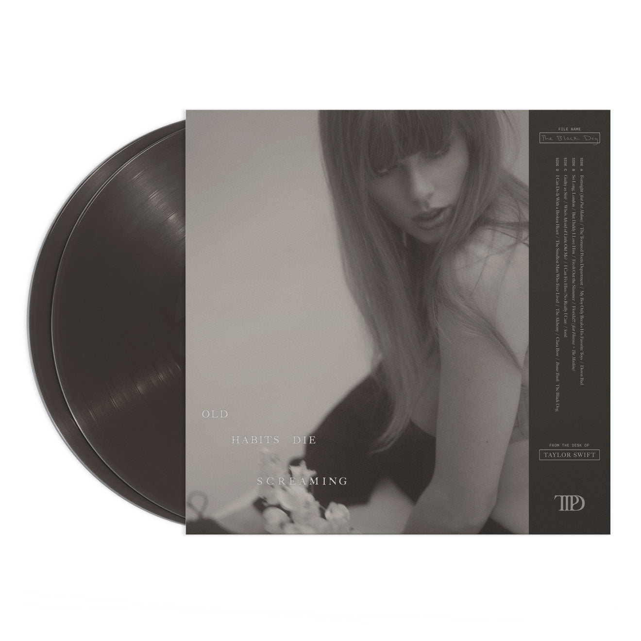 The Tortured Poets Department Black Charcoal Vinyl + Bonus Track