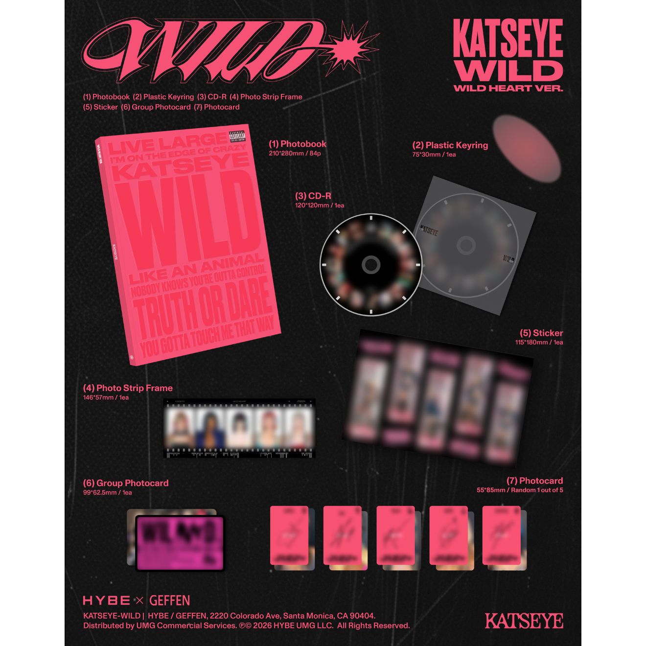 WILD - Wild heart ver. - Official Store Exclusive CD