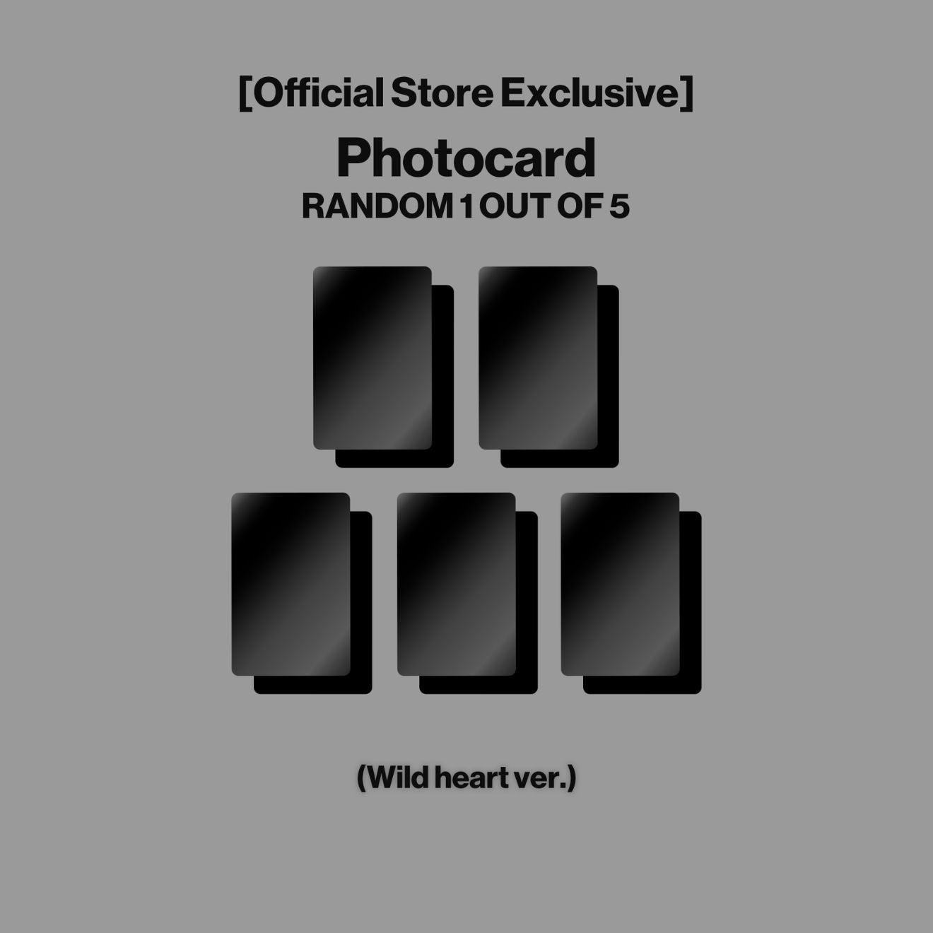 WILD - Wild heart ver. - Official Store Exclusive CD