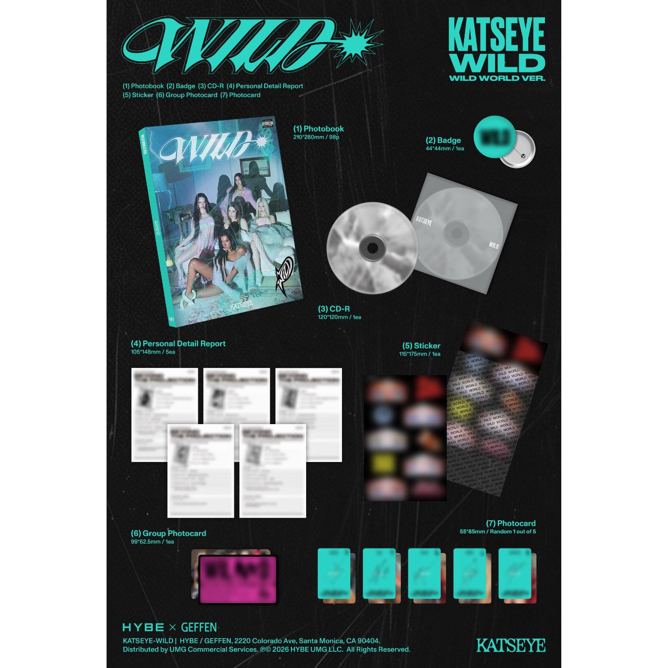 WILD - Wild world ver. - Official Store Exclusive CD