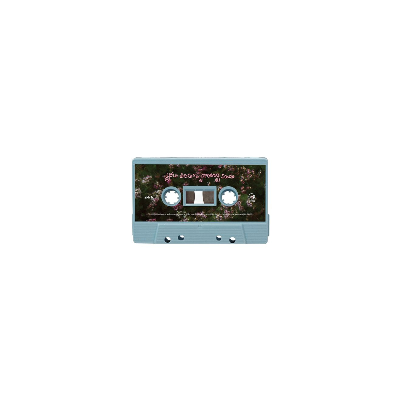 'you seem pretty sad for a girl so in love - exclusive baby blue cassette