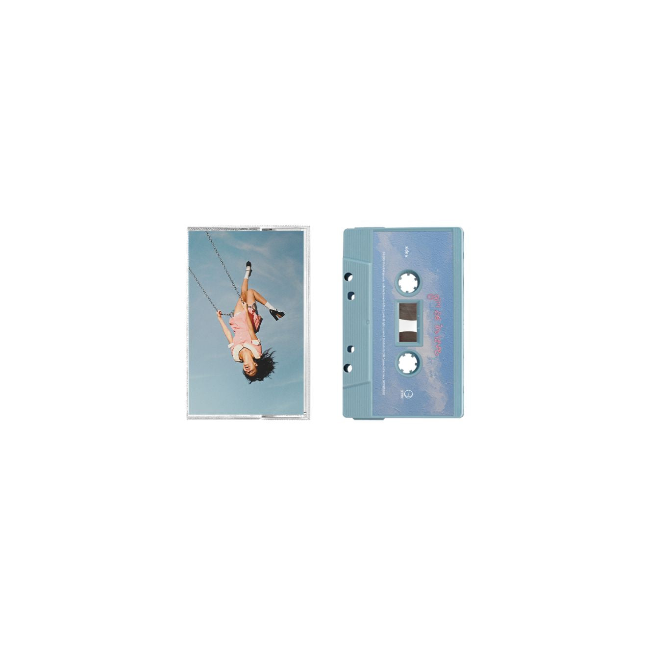 'you seem pretty sad for a girl so in love - exclusive baby blue cassette