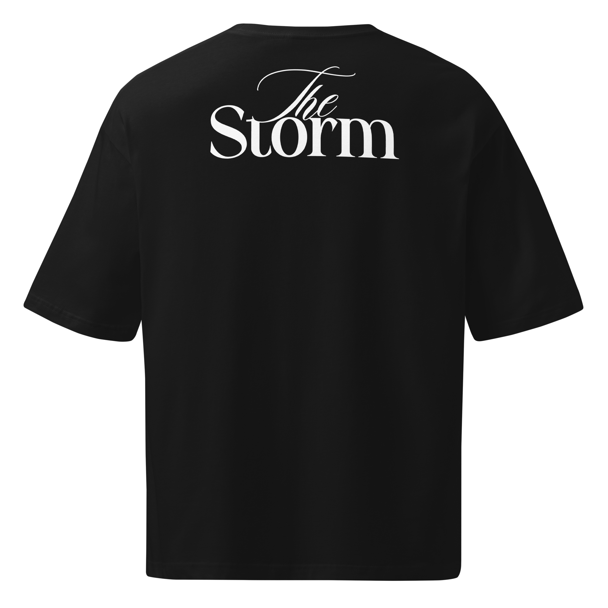 Into The Storm Black Oversized T-Shirt