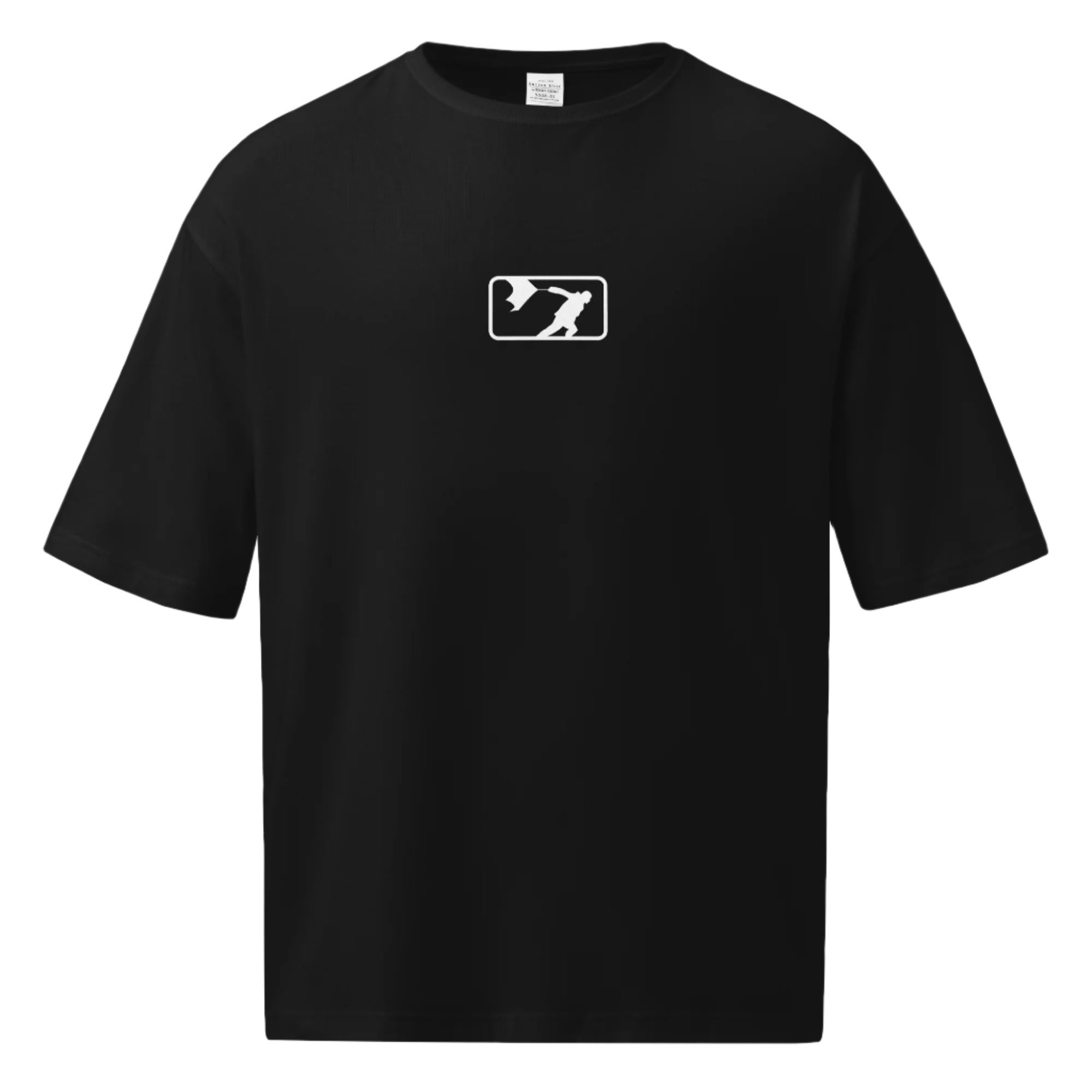 Into The Storm Black Oversized T-Shirt