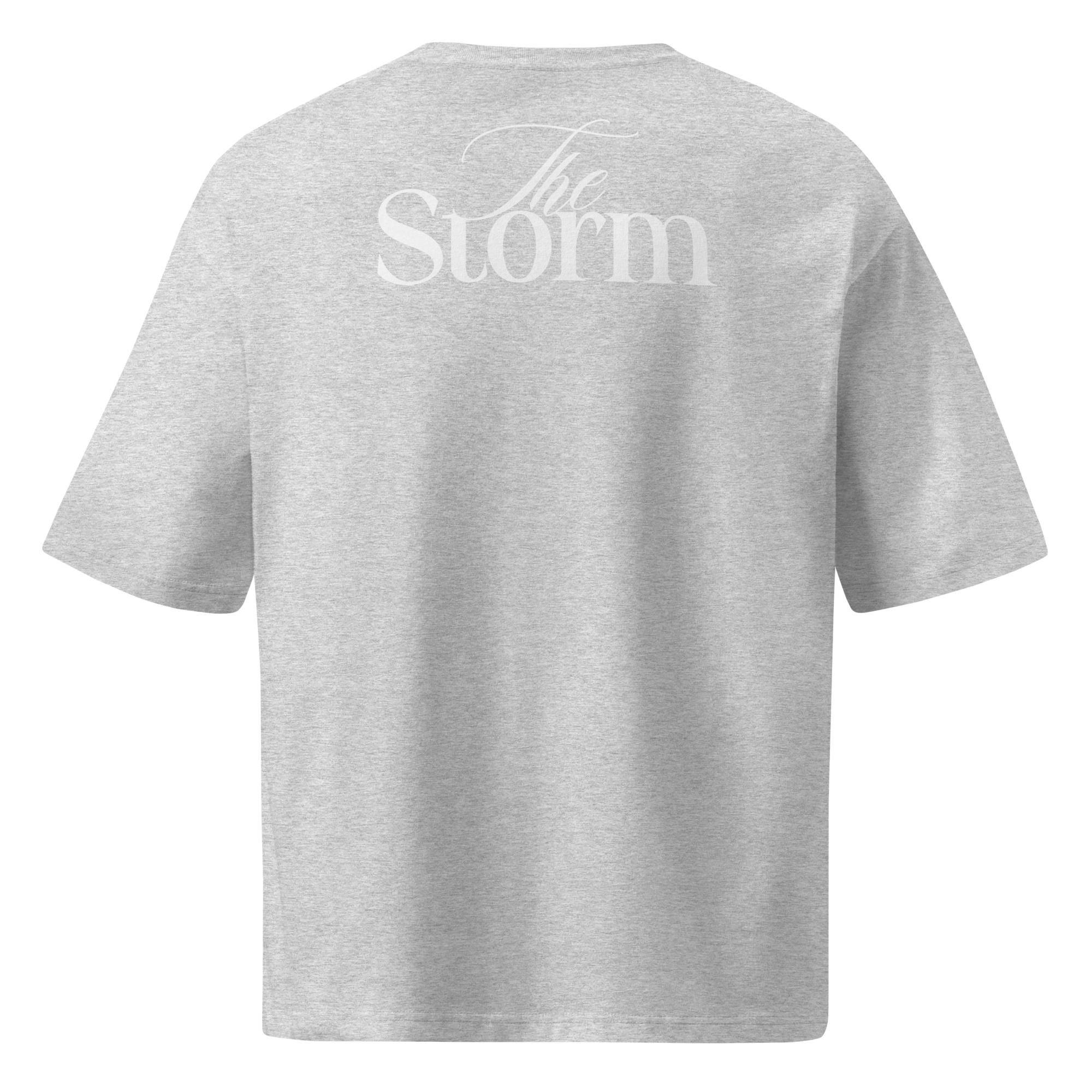 Into The Storm Grey Oversized T-Shirt