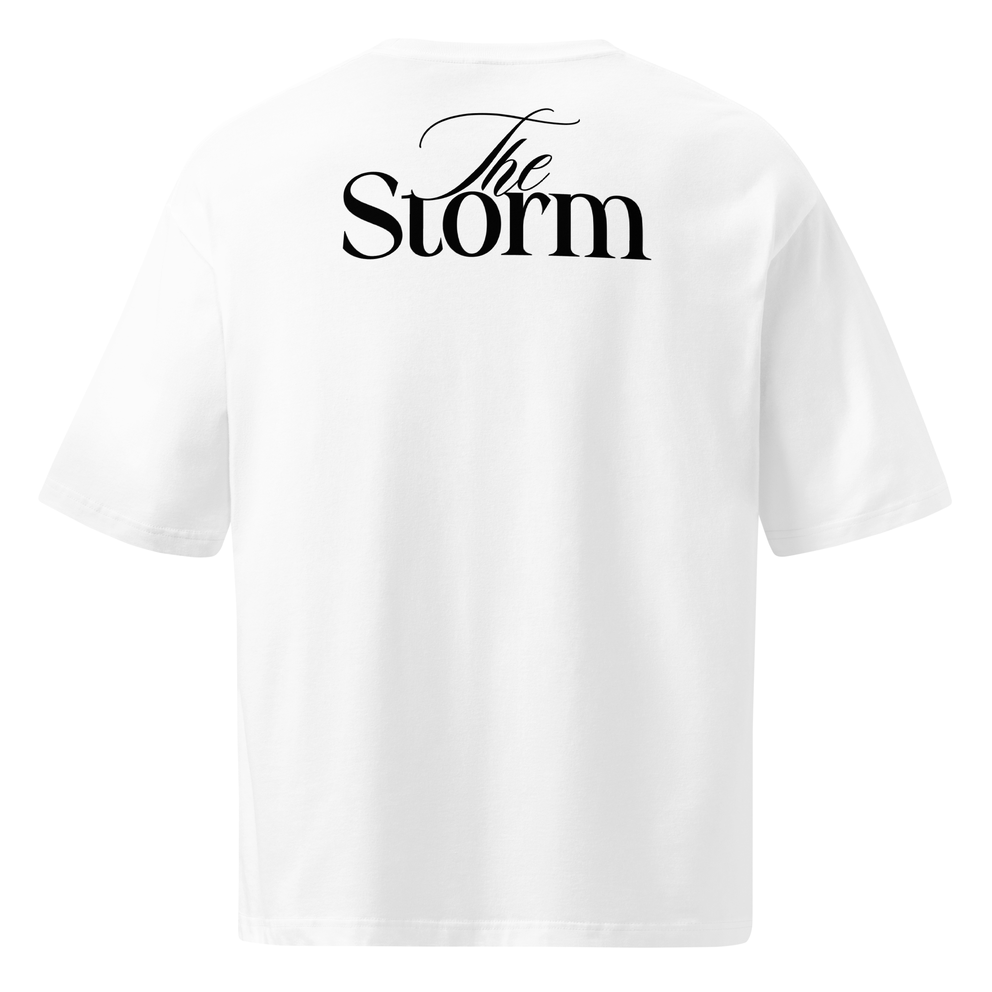 Into The Storm White Oversized T-Shirt