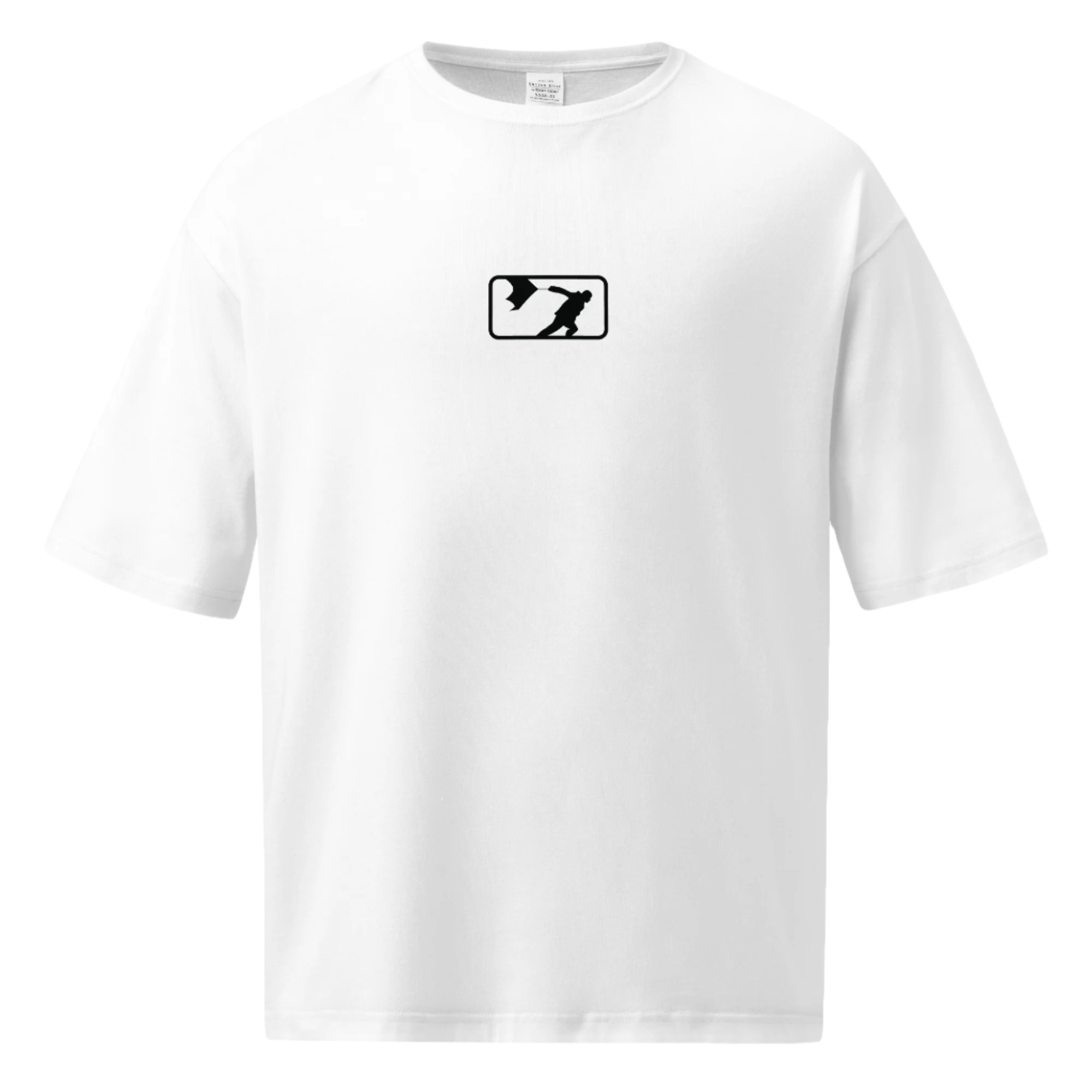 Into The Storm White Oversized T-Shirt